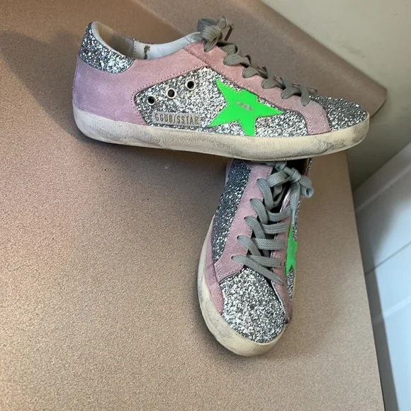 Golden Goose Superstar glitter